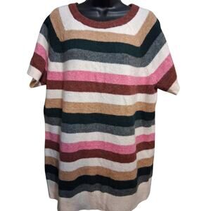 torrid Shirt 2X Cozy Striped Sweater Top Casual Warm Multi-Colored